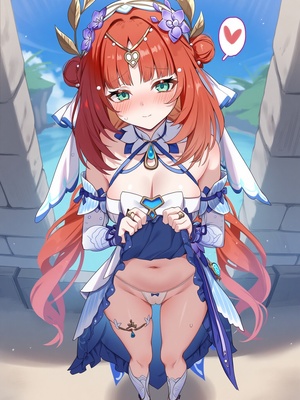 [Pixiv] 青德坊 - 妮露与空的秘密约会 (107479500) [Ai generated]_12_12