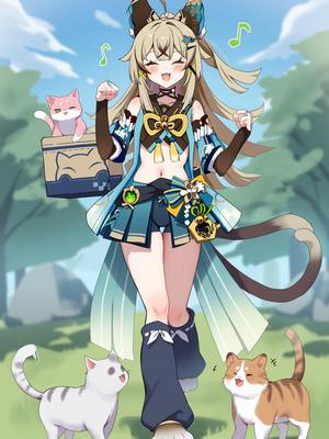 [Pixiv] 青德坊 - 妮露与空的秘密约会 (107479500) [Ai generated]_33_33