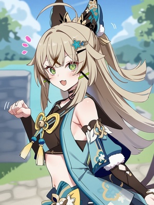 [Pixiv] 青德坊 - 妮露与空的秘密约会 (107479500) [Ai generated]_35_35