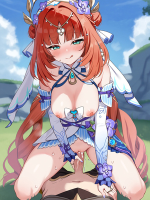 [Pixiv] 青德坊 - 妮露与空的秘密约会 (107479500) [Ai generated]_48_48