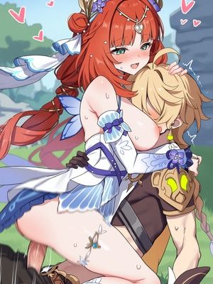 [Pixiv] 青德坊 - 妮露与空的秘密约会 (107479500) [Ai generated]_62_62