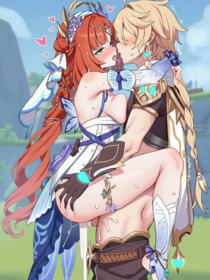 [Pixiv] 青德坊 - 妮露与空的秘密约会 (107479500) [Ai generated]_68_68