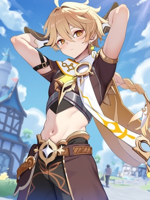 [Pixiv] 青德坊 - 两个铳枪手：爱芮丝的游戏——神里绫华（花时来信） (107479500) [Ai generated]_002_Ayaka_2