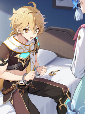 [Pixiv] 青德坊 - 两个铳枪手：爱芮丝的游戏——神里绫华（花时来信） (107479500) [Ai generated]_014_Ayaka_14