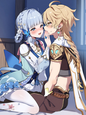 [Pixiv] 青德坊 - 两个铳枪手：爱芮丝的游戏——神里绫华（花时来信） (107479500) [Ai generated]_018_Ayaka_18