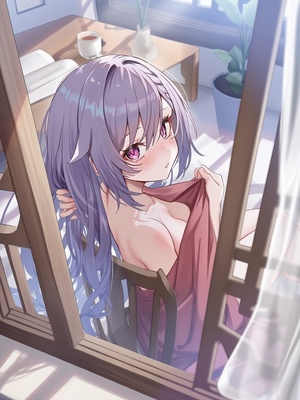 [Pixiv] 青德坊 - 与往常有些不同的一夜——刻晴 (107479500) [Ai generated]_158_married_158