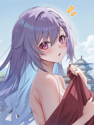 [Pixiv] 青德坊 - 与往常有些不同的一夜——刻晴 (107479500) [Ai generated]_160_married_160