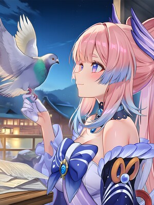 [Pixiv] 青德坊 - 爱深埋珊瑚海——珊瑚宫心海 (107479500) [Ai generated]_005_Kokomi_5