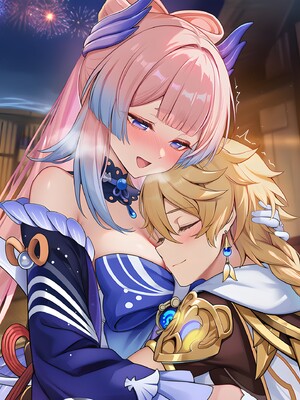 [Pixiv] 青德坊 - 爱深埋珊瑚海——珊瑚宫心海 (107479500) [Ai generated]_035_Kokomi_35