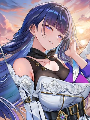 [Pixiv] 青德坊 - 与她相拥坠入于熠熠旧梦——雷电芽衣（后崩坏书 鬼胄蛇影）(107479500) [Ai generated] [Uncensored]