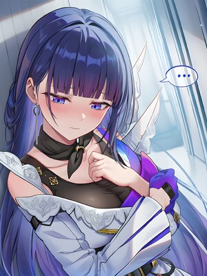 [Pixiv] 青德坊 - 与她相拥坠入于熠熠旧梦——雷电芽衣（后崩坏书 鬼胄蛇影）(107479500) [Ai generated] [Uncensored]_008_Raiden_Mei_8