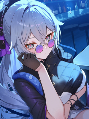 [Pixiv] 青德坊 - 与她沉溺溶化于漫漫夜色——布洛妮娅（夜为霓裳 夜漫未央） (107479500) [Ai generated]