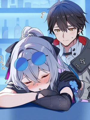 [Pixiv] 青德坊 - 与她沉溺溶化于漫漫夜色——布洛妮娅（夜为霓裳 夜漫未央） (107479500) [Ai generated]_014_Bronya_14