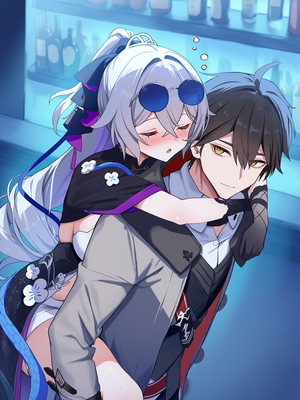 [Pixiv] 青德坊 - 与她沉溺溶化于漫漫夜色——布洛妮娅（夜为霓裳 夜漫未央） (107479500) [Ai generated]_017_Bronya_17