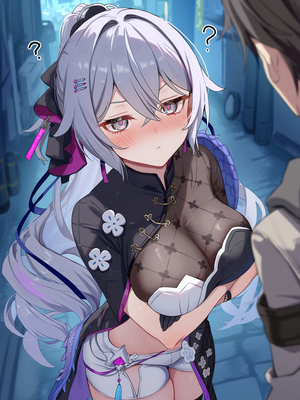 [Pixiv] 青德坊 - 与她沉溺溶化于漫漫夜色——布洛妮娅（夜为霓裳 夜漫未央） (107479500) [Ai generated]_020_Bronya_20