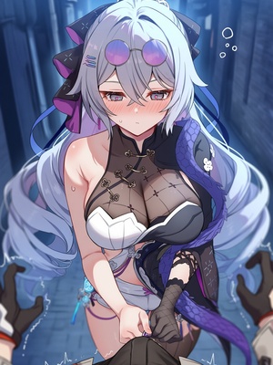 [Pixiv] 青德坊 - 与她沉溺溶化于漫漫夜色——布洛妮娅（夜为霓裳 夜漫未央） (107479500) [Ai generated]_029_Bronya_29