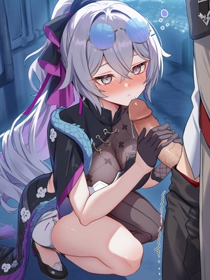 [Pixiv] 青德坊 - 与她沉溺溶化于漫漫夜色——布洛妮娅（夜为霓裳 夜漫未央） (107479500) [Ai generated]_042_Bronya_42