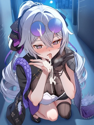 [Pixiv] 青德坊 - 与她沉溺溶化于漫漫夜色——布洛妮娅（夜为霓裳 夜漫未央） (107479500) [Ai generated]_060_Bronya_60