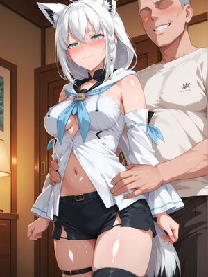 Eromomo - 白上フブキ Shirakami Fubuki  (Patreon) [AI Generated]_016_Shirakami_16