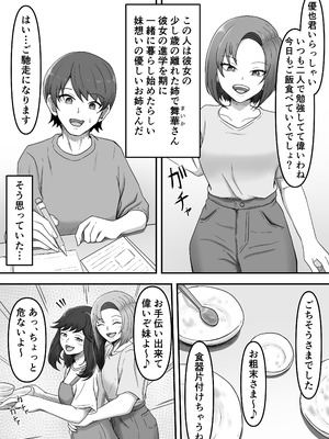 [かめのみそ汁 (よこもも)] 彼女の姉に足マゾペットにされた僕_03