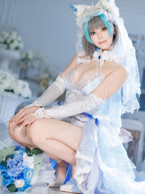 蜜汁猫裘 - 碧蓝航线 柴郡 花嫁_006