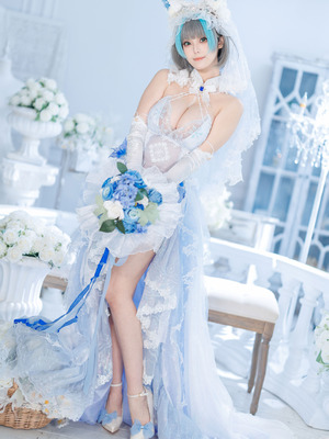 蜜汁猫裘 - 碧蓝航线 柴郡 花嫁_009