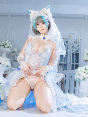 蜜汁猫裘 - 碧蓝航线 柴郡 花嫁_023