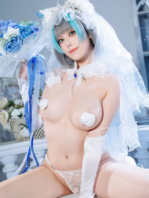 蜜汁猫裘 - 碧蓝航线 柴郡 花嫁_036