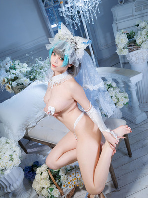 蜜汁猫裘 - 碧蓝航线 柴郡 花嫁_053