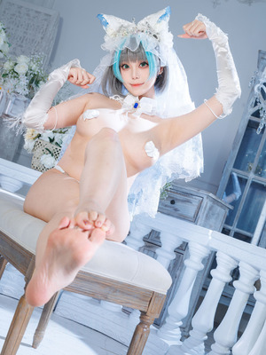 蜜汁猫裘 - 碧蓝航线 柴郡 花嫁_063