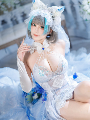 蜜汁猫裘 - 碧蓝航线 柴郡 花嫁_084