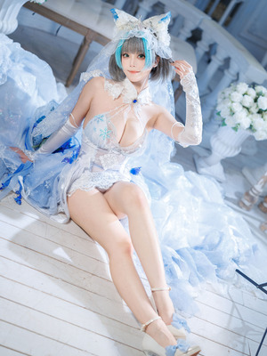 蜜汁猫裘 - 碧蓝航线 柴郡 花嫁_087