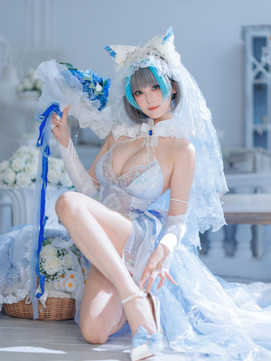 蜜汁猫裘 - 碧蓝航线 柴郡 花嫁_092