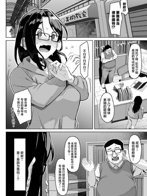 (同人誌) [ケケモツ (けけもつ)] ヌードモデルを講師自らやってくれる画塾の話 (オリジナル) [DL版] [中国翻訳]_03