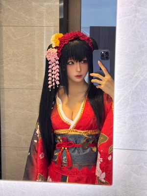 蠢沫沫 –狂三和服cos_148