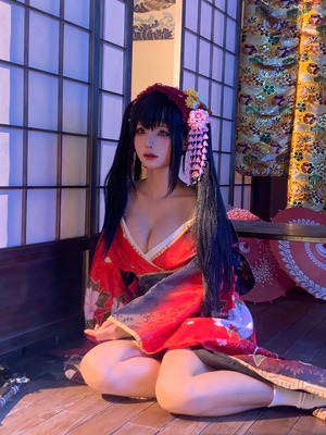 蠢沫沫 –狂三和服cos_188