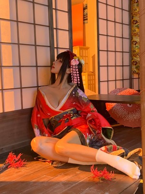 蠢沫沫 –狂三和服cos_189