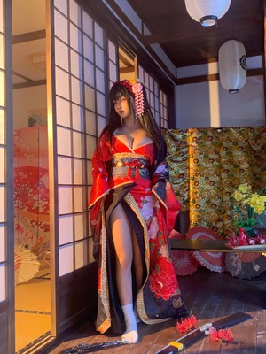 蠢沫沫 –狂三和服cos_199