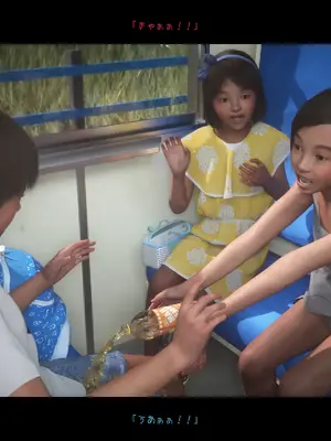 [おどうぐばこ] 夏のいたずら 〜ロリなお姉ちゃんが年下ショタっ子を電車でGET!〜_008