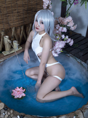 洛璃LoLiSAMA - 尼尔：机械纪元 A2 白色竞泳_58