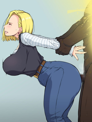 [はなきん桜 (横十輔)] いきなり巨乳パコり ～種付け異星人が18号を押しかけ寝取り堕とし～_097