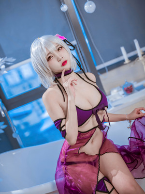 二佐Nisa - FGO 黑贞 水着_04