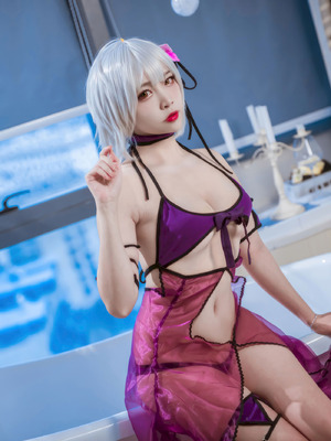 二佐Nisa - FGO 黑贞 水着_06