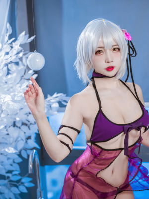 二佐Nisa - FGO 黑贞 水着_16