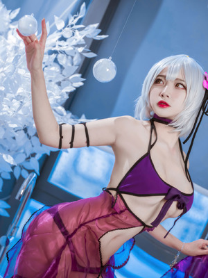 二佐Nisa - FGO 黑贞 水着_18