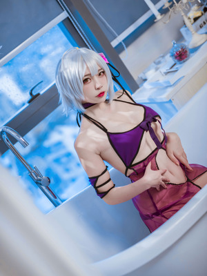 二佐Nisa - FGO 黑贞 水着_21