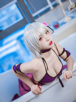 二佐Nisa - FGO 黑贞 水着_23