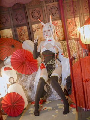 二佐Nisa - 碧蓝航线 绫波 新春旗袍