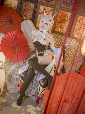 二佐Nisa - 碧蓝航线 绫波 新春旗袍_10