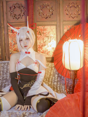 二佐Nisa - 碧蓝航线 绫波 新春旗袍_16